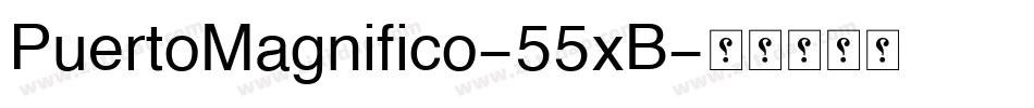 PuertoMagnifico-55xB字体转换