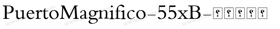 PuertoMagnifico-55xB字体转换