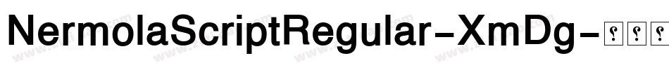 NermolaScriptRegular-XmDg字体转换
