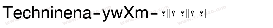 Techninena-ywXm字体转换