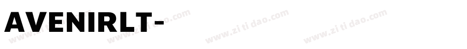 AVENIRLT字体转换