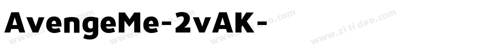 AvengeMe-2vAK字体转换