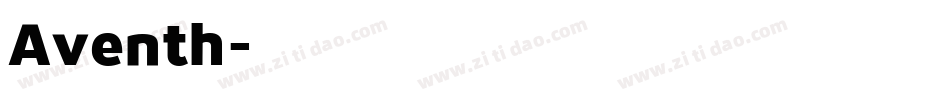 Aventh字体转换