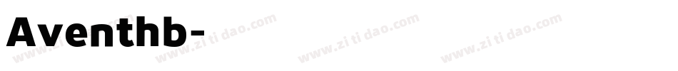 Aventhb字体转换