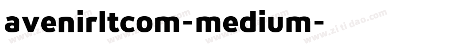 avenirltcom-medium字体转换