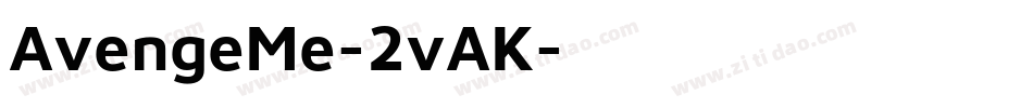AvengeMe-2vAK字体转换