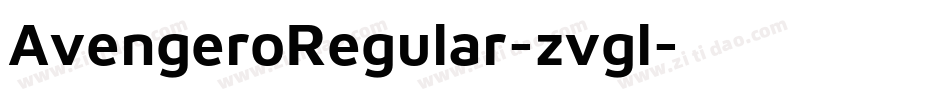 AvengeroRegular-zvgl字体转换
