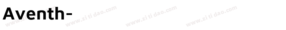 Aventh字体转换