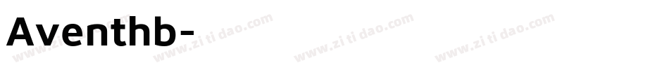 Aventhb字体转换
