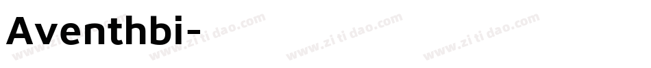 Aventhbi字体转换