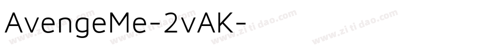 AvengeMe-2vAK字体转换