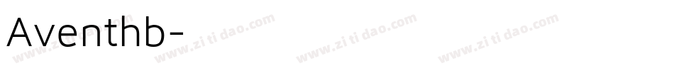 Aventhb字体转换