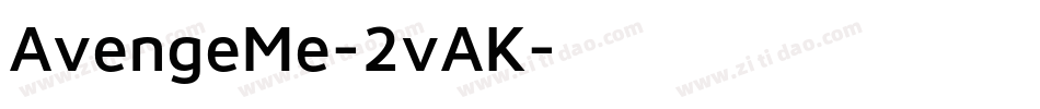 AvengeMe-2vAK字体转换