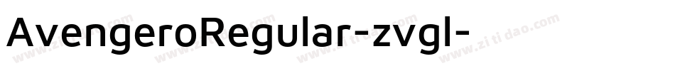 AvengeroRegular-zvgl字体转换
