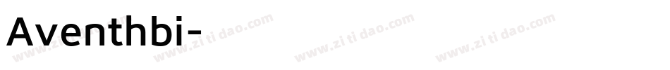 Aventhbi字体转换