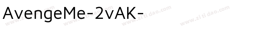 AvengeMe-2vAK字体转换