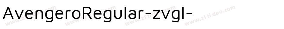 AvengeroRegular-zvgl字体转换