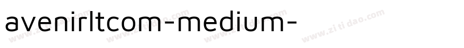 avenirltcom-medium字体转换