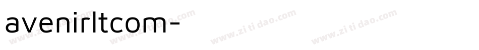 avenirltcom字体转换