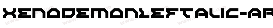 XenoDemonLeftalic-aRy5字体转换 XenoDemonLeftalic-aRy5字体转换