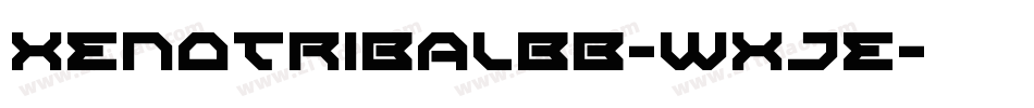 XenotribalBb-WXJE字体转换
