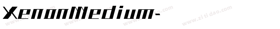 XenonMedium字体转换