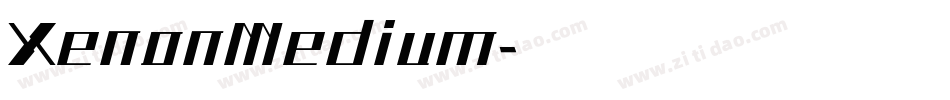 XenonMedium字体转换