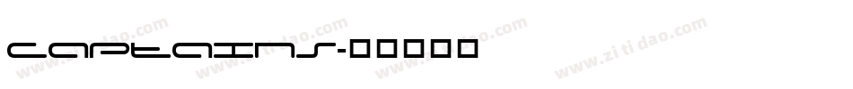 CAPTAINS字体转换