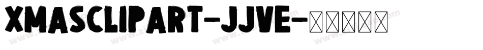 XmasClipart-JJVE字体转换