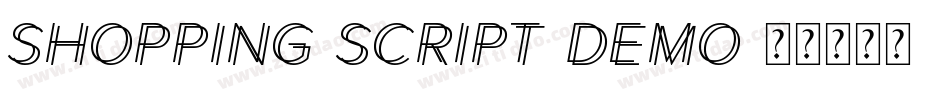 Shopping-Script-Demo字体转换
