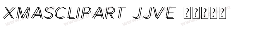 XmasClipart-JJVE字体转换