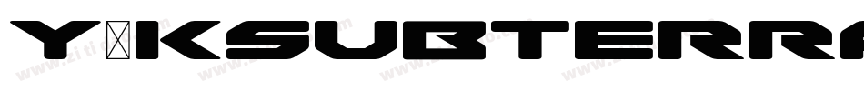 Y2kSubterranExpressKg-DL49字体转换