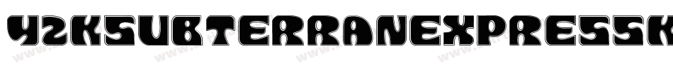 Y2kSubterranExpressKg-DL49字体转换