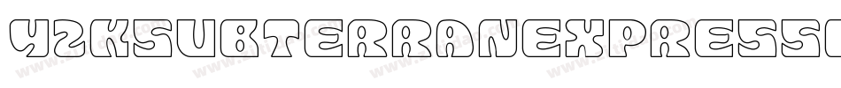 Y2kSubterranExpressKg-DL49字体转换