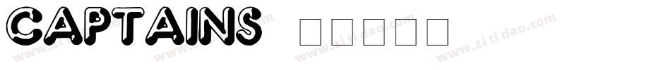 CAPTAINS字体转换