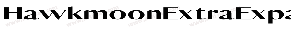HawkmoonExtraExpandedItalic-yRld字体转换