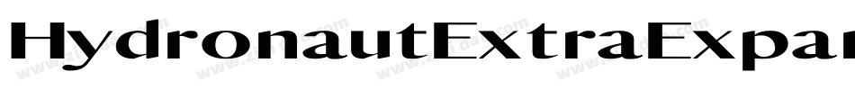 HydronautExtraExpandedItal-jEE50字体转换
