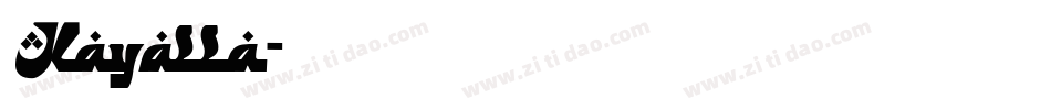 Kayalla字体转换