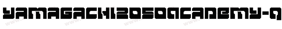Yamagachi2050Academy-qrnl字体转换
