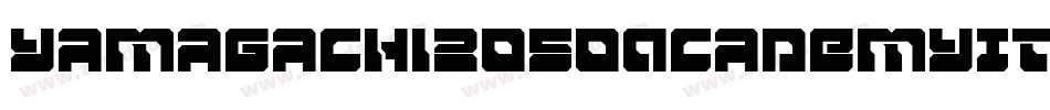 Yamagachi2050AcademyItalic-VXR6字体转换