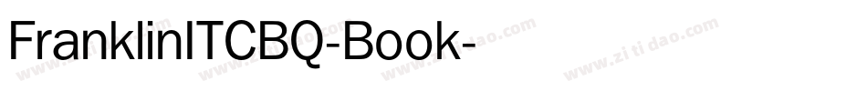FranklinITCBQ-Book字体转换