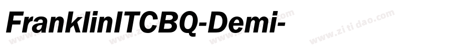FranklinITCBQ-Demi字体转换