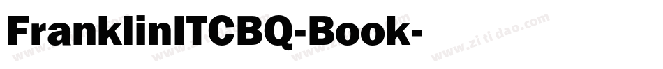 FranklinITCBQ-Book字体转换