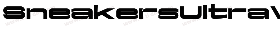 SneakersUltraWide字体转换