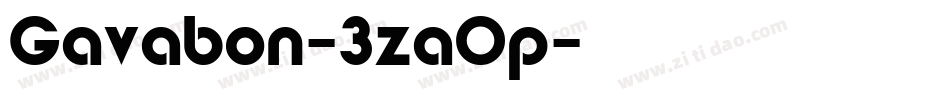 Gavabon-3zaOp字体转换