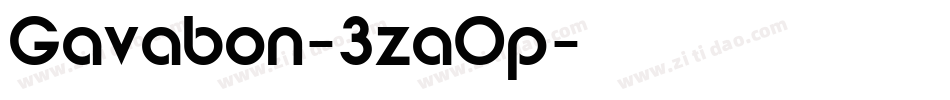 Gavabon-3zaOp字体转换