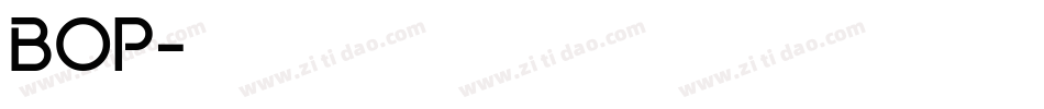 BOP字体转换