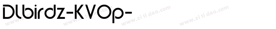 Dlbirdz-KVOp字体转换