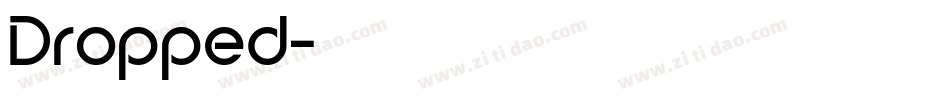 Dropped字体转换