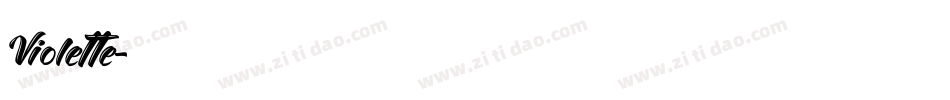 Violette字体转换